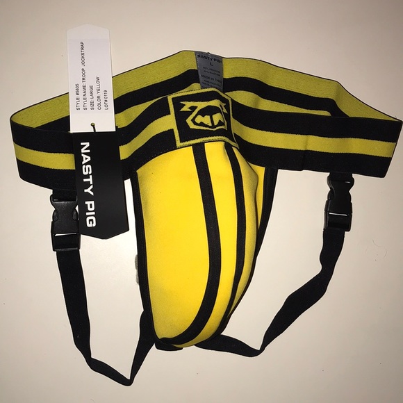 NASTY PIG "Troop" Jock Strap Custom Neoprene LARGE - Picture 7 of 8